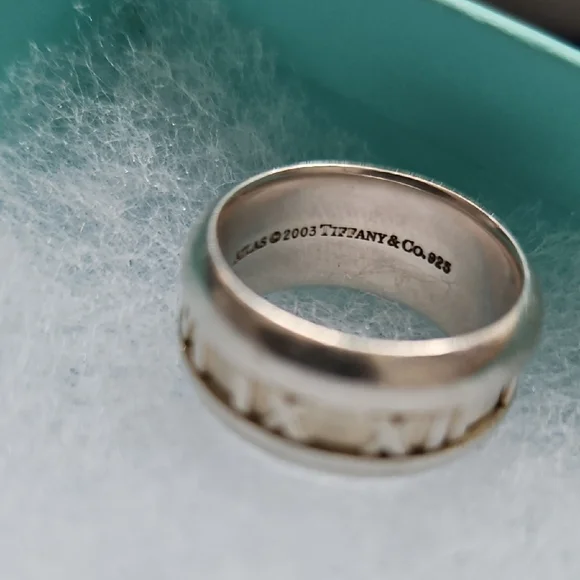 Tiffany & Co. Sterling Atlas Ring - Picture 5 of 11